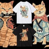 ราคา เสื้อยืดลูกแมวชิบะอินุน่ารักลายการ์ตูนแขนสั้นคอกลมพิมพ์ลายสกรีนสวยงาม (41053142061)