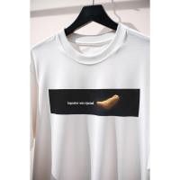 ราคา ปีกไก่ทอดในเสื้อยืดอวกาศ ฝ้าย 100 สีขาว (26136719796)