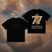ราคา Premium Cotton Crew Neck T Shirt Cocktail77 Ever Tour Graphic Music Tour Inspired Design amp Stylish Typography Music Fan Tee (24945612529)