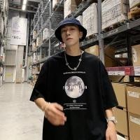 ราคา Moon Migration เสื้อยืดคอกลมผ้าฝ้าย กราฟิกอินเทรนด์ ดีไซน์ไม่ซ้ําใคร Space Life Motif (41706331274)