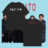 ราคา เสื้อยืดผ้าฝ้ายพิมพ์ลาย Potato Band ไซส์ S 5XL เหมาะสำหรับทุกเพศ พร้อมส่งไว (28439685897)