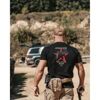 ราคา แฟนทหาร เชื่อ เสื้อยืดแขนสั้นสีดําดีไซน์ สตาคาโต้ ไม่ซ้ําใคร ปลดล็อคชุดหล่อเท่ (27633596676)