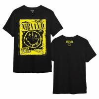 ราคา Rock Feelings Reappear Nirvana Band Classic Theme เสื้อยืดสีดํา (27483822133)