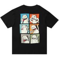 ราคา เสื้อยืด Ripndip MEAN แขนสั้น พิมพ์ลายการ์ตูนแมว (43952376157)