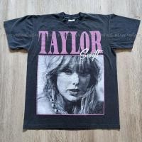 ราคา Premium Cotton Crew Neck T Shirt with Vintage Taylor Swift Graphic Retro Pop Star Design Iconic Typography Music Fan Tee (40154939897)