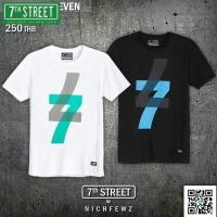 ราคา แรงบันดาลใจนิวยอร์ก เสื้อยืดลายดิจิตอลเรียบง่าย 7th STREET (29283894145)