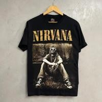 ราคา เสื้อยืดแฟชั่น HOT Nirvana Keith Richards ป้าย Rocktee glow Cotton100 cotton2024 (28531940821)