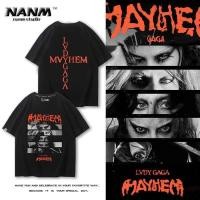 ราคา Lady Gaga x Mayhem Tour Edgy Music Collab Art Cotton Crew Neck T เสื้อ เพลงลําลองอินเทรนด์ เครื่องแต่งกาย Centric (40755938691)
