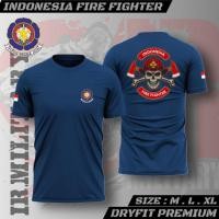 ราคา เสื้อยืด Indonesia Fire Fighter Dryfit Unisex สําหรับผู้ที่ชื่นชอบการดับเพลิง ไซส์ M L XL (43219863473)