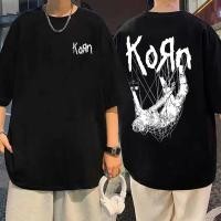 ราคา korn เสื้อยืดผ้าฝ้าย สไตล์สมัยใหม่ ออกแบบลายพิมพ์ยอดนิยม (41307881668)