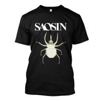 ราคา ยี่ห้อใหม่ Saosin เสื้อยืดผู้ชายสีดําแฟชั่นออกแบบ Band Theme อินเทรนด์ผลิตภัณฑ์เดียว Rock สไตล์ All Match Top ผู้ชายผู้หญิง All Match สวมใส่พร้อมสต็อกผมตรง (44458996121)