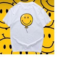 ราคา เสื้อยืดแขนสั้นพิมพ์ลายบอลลูน ทำจากผ้าฝ้ายบริสุทธิ์ สไตล์เรียบหรู (42858703899)
