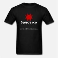 ราคา spyderco เสื้อยืดแขนสั้นผู้ชาย ลายพิมพ์คลาสสิกและโลโก้ สไตล์แฟชั่นสำหรับวันสบาย (42858703852)