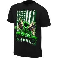 ราคา เสื้อยืดผู้ชายสีดำ แขนสั้น ผ้าฝ้าย 100 พิมพ์ลาย WWE D Generation X แสดงถึงความเป็น Dx Army พร้อมส่งไว (42209273344)