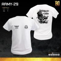 ราคา เสื้อยืดคอกลม ARMY 29 Graphic สไตล์ทหาร ดีไซน์ไม่เหมือนใคร เสน่ห์ streetwear และ patriotic motif (40156510269)