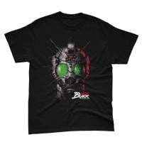 ราคา เสื้อยืดผ้าฝ้าย 100 Unisex ลาย Kamen Rider Black Stylized สไตล์สปอร์ต เหมาะสำหรับแฟนคลับ Kamen Rider S 5X (29142175387)
