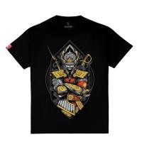 ราคา Samurai Themed Unisex ผ้าฝ้าย 100 พิมพ์เสื้อยืดแฟชั่น Street Style S 5XL (42569999322)