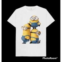 ราคา เสื้อยืดลายตัวการ์ตูนสีเหลือง น่ารัก สำหรับทุกเพศ พร้อมส่งไว (41809082217)