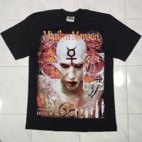 ราคา เสื้อยืดพิมพ์ลาย Marilyn Manson สไตล์ร็อค banda สำหรับทั้งผู้ชายและผู้หญิง ทำจากผ้าฝ้าย สวมใส่ง่าย เข้าได้กับทุกลุค (41809082077)