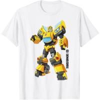 ราคา เสื้อยืด Transformers Bumblebee Autobot ท่าทางสมาร์ทดีไซน์โลโก้แฟชั่น สำหรับทั้งชายและหญิง ผ้าคุณภาพสูง สินค้าพร้อมส่งเร็ว (40908453688)