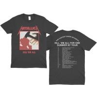 ราคา เสื้อยืด Metallica ธีม Kill Em All การออกแบบเรโทร สตรีทสไตล์ แขนสั้น สำหรับทุกเพศ (43208988654)
