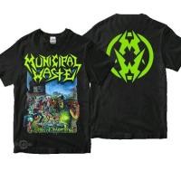 ราคา เสื้อยืด Unisex สไตล์ Hardcore Punk กับลายกราฟฟิกของ Municipal Waste The Art Of Partying และผมตรง (42209273319)