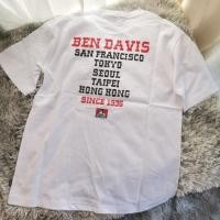ราคา Ben Davis BDZ1 เสื้อยืดแขนสั้นผ้าฝ้ายพิมพ์ลายหลวม สวมใส่สบายและทันสมัย เหมาะสำหรับทุกเพศ (43058708343)
