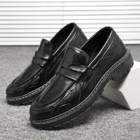 ราคา ใหม่ สีดำ รองเท้า Loafers สำหรับผู้ชาย ทำงาน รองเท้าน้ำหนักเบา ตัดต่ำ เป็นทางการ รองเท้าหนัง (42562700716)
