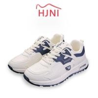 ราคา ผู้หญิง รองเท้ากีฬา ด้านล่างหนา รองเท้าสบาย รองเท้าหนังระบายอากาศ (26771920194)