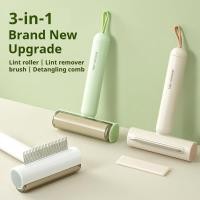 ราคา Multifunctional Pet Grooming Tool Deshedding Detangling Thinning Comb for Dogs Cats ชุดแปรง 3 in 1 (40125100082)