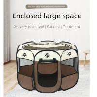 ราคา เต็นท์สัตว์เลี้ยง แมวห้องคลอดสัตว์เลี้ยงรั้วแมวรังล้อมรอบกล่องการผลิตพับแมวสุนัขกรงกรงแปดเหลี่ยม (40725254847)