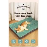 ราคา ที่นอนสุนัข เหมาะสําหรับสุนัขนอนในฤดูหนาวอบอุ่นถอดออกได้ล้างทําความสะอาดได้เตียงสุนัขขนาดใหญ่สําหรับฤดูใบไม้ร่วงและฤดูหนาวบ้านสุนัขทนกัดขนาดใหญ (40275094506)