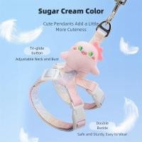 ราคา Anti Escape ปรับสายรัดแมวสายจูงลูกแมวกลางแจ้งสะดวกสายรัดหน้าอกแมวเสื้อกั๊กสไตล์สายรัดอุปกรณ์ (41325260974)