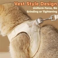 ราคา Anti Escape ปรับสายรัดแมวสายจูงแมวสัตว์เลี้ยงสายรัดหน้าอกเสื้อกั๊กสไตล์สายจูงเดินแมวโซ่กลางแจ้งพิเศษ (41325261001)