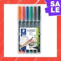 ราคา Direct From Japan STAEDTLER Oil based pen Lumocolor fine writing 4 colors 317 WP4 (55100827084)