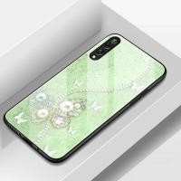 ราคา เคสสำหรับ Huawei Y9 prime 2019 P Smart Z 2019 Enjoy 10 Plus Y9 2019 เคสโทรศัพท์เพชรผีเสื้อเปลือกแก้วกันกระแทก (28741568332)