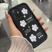 ราคา เคสสำหรับ VIVO Y75 Y55 5G Y55s Y33s Y33e Y30 5G Y52T T1 5G เคสโทรศัพท์ดอกไม้รูปหัวใจสามสีซิลิโคนกันกระแทก (27943270275)