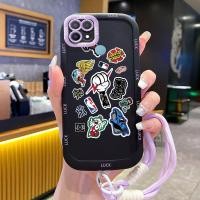 ราคา เคสสำหรับ OPPO A15 A15s A35 4G เคสโทรศัพท์แบรนด์อินเทรนด์ซิลิโคนสายคล้องกันกระแทก (50851219058)