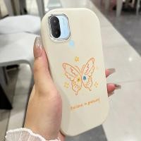 ราคา เคสสำหรับ Xiaomi Redmi A1 A2 A1 Plus A2 Plus เคสโทรศัพท์มีสีสันผีเสื้อกันกระแทกกลมและอ้วน (50400155267)