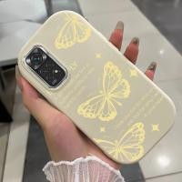 ราคา เคสสำหรับ Xiaomi Redmi Note 11 Pro Note 11s Note 11 Pro 5G เคสโทรศัพท์ผีเสื้อกันกระแทกกลมและอ้วน (44407757000)