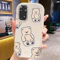 ราคา เคสสำหรับ Xiaomi Redmi Note 11 Pro Note 11s Note 11 Pro 5G เคสโทรศัพท์แมวหมีกันกระแทกกลมและอ้วน (43768022165)