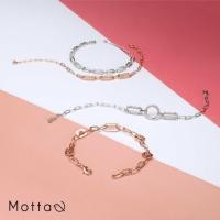 ราคา Motta Bracelet สร้อยข้อมือชุบทองคำขาว แบบเกาหลี (22472282535)