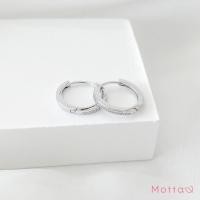 ราคา Motta Earring ต่างหูห่วงชุบทองคำขาว ใส่ได้ทุกวัน (41101150780)