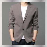 ราคา เสื้อแจ็คเก็ตและคาร์ดิแกนสำหรับผู้ชาย สีทึบ ขนาดพอดีตัว (40674493512)
