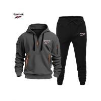 ราคา สูทเสื้อกันหนาวสำหรับผู้ชาย แบบแฟชั่นกีฬา มีซิปและกระเป๋ามากมาย (52251874528)