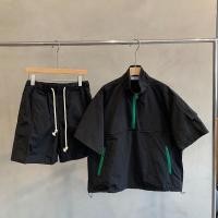 ราคา ชุดสูทสองชิ้นแขนสั้น สไตล์ย้อนยุค เหมาะสำหรับทำงานและลำลอง (44164987608)