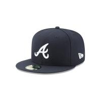 ราคา New Era หมวกรุ่น Atlanta Braves Authentic Navy 59Fifty Cap (28341404065)