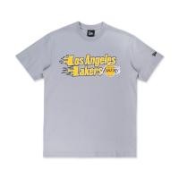 ราคา New Era เสื้อยืดแขนสั้นรุ่น Los Angeles Lakers NBA Flame Dolphin Gray Short Sleeve T Shirt (27535299293)