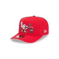 ราคา New Era หมวกรุ่น Kansas City Chiefs Nfl Cartoon Scarlet 9Fifty A Frame Cap (46701662572)