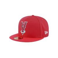 ราคา New Era หมวกรุ่น Anaheim Angels Upside Down Logo Scarlet 59Fifty Cap (53001336930)